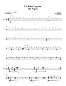 The Rake's Progress / 100 Nights - Marillion - Full Drum Transcription / Drum Sheet Music - Jaslow Drum Sheets
